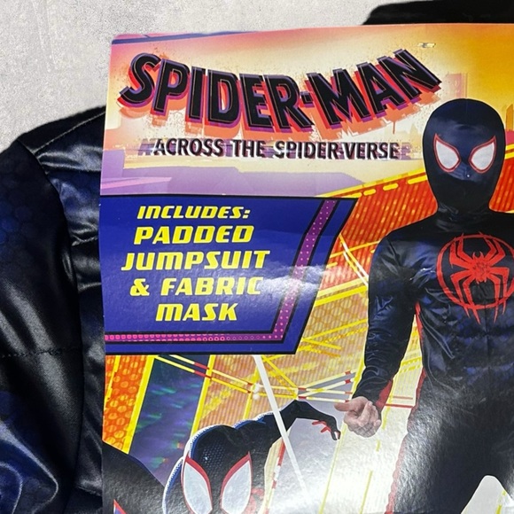 NWT Miles Morales Spider-Man kids Costume Size Medium - Picture 5 of 8